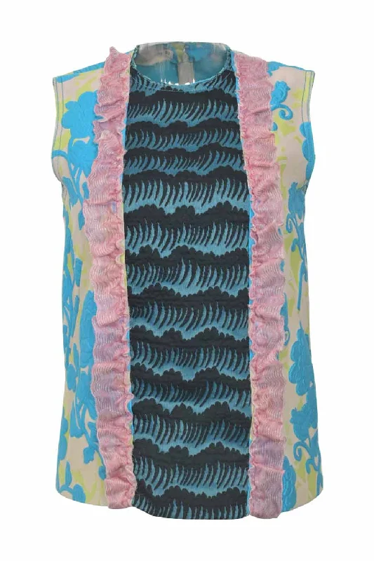Weekend Deals That Please [WW37612] Miu Miu | Sleeveless Top
