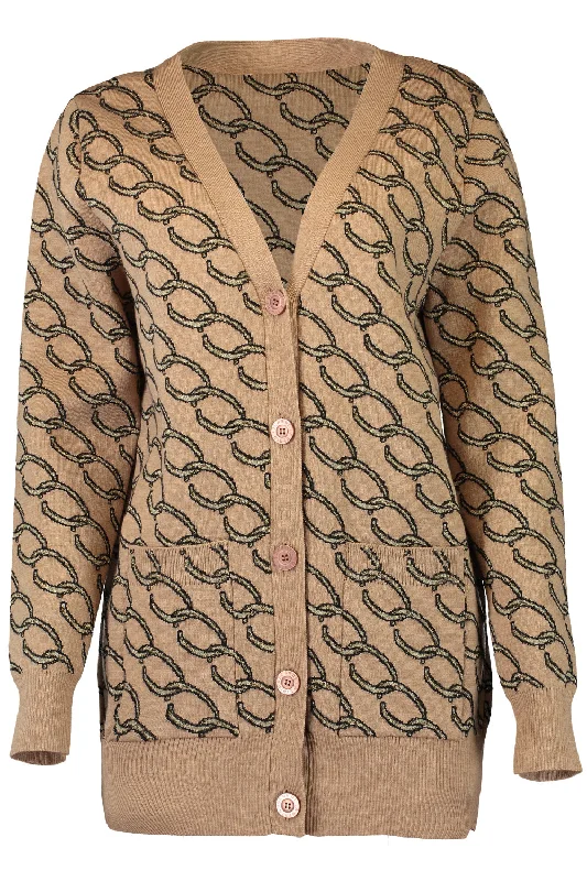 Weekend Discounts to Grab Oscar Chain-Link Long Cardigan