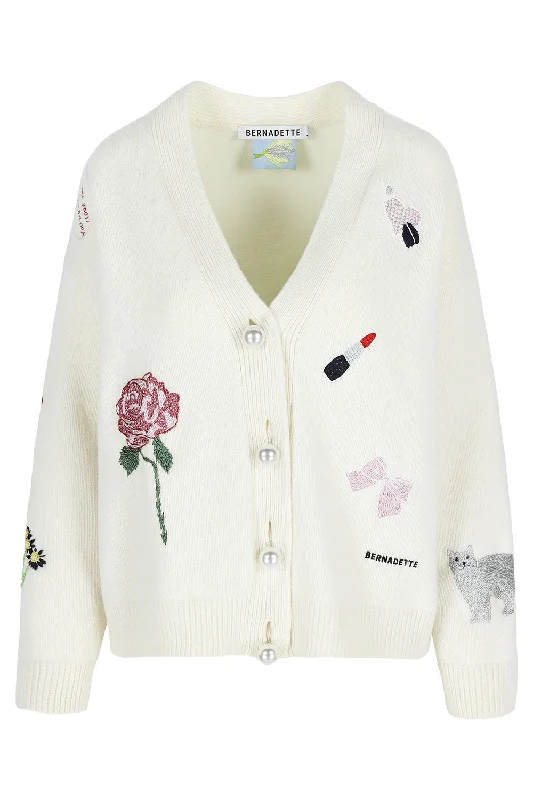 Weekend Offers That Excite Celeste Embroidered Cardigan