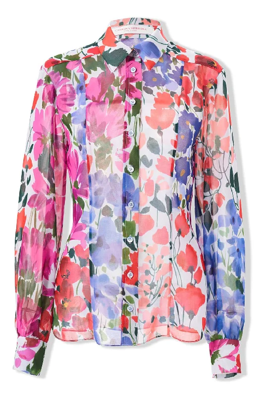 Super Bargain Classic Long Sleeve Button Down Blouse