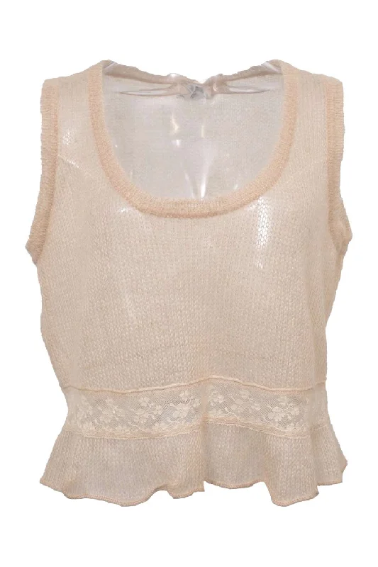 Stock Clearance [WW41427] Miu Miu | Sleeveless Top