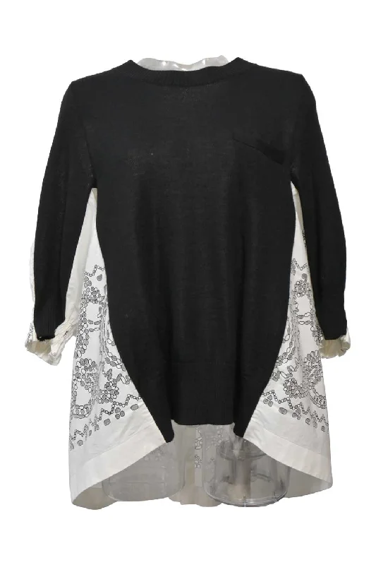 Weekend Discounts to Celebrate [WW41114] Sacai | Long sleeve top