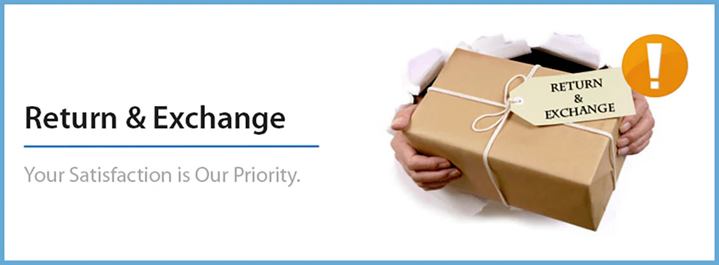 Return & Exchange Explains how customers can return or exchange items.
