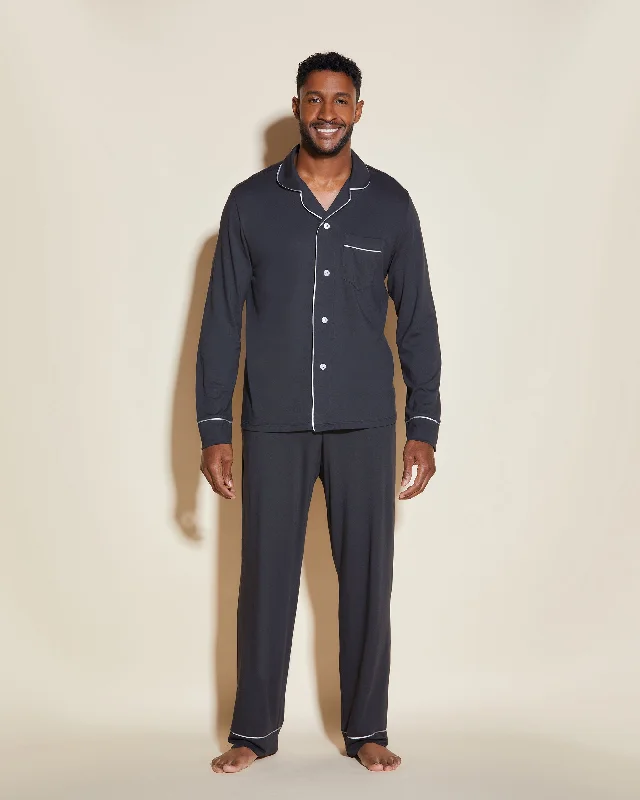 Weekend Offers That Delight Klassisches Langärmeliges Top & Hose Pyjama-Set Für Männer Weekend Offers That Delight Klassisches Langärmeliges Top & Hose Pyjama-Set Für Männer