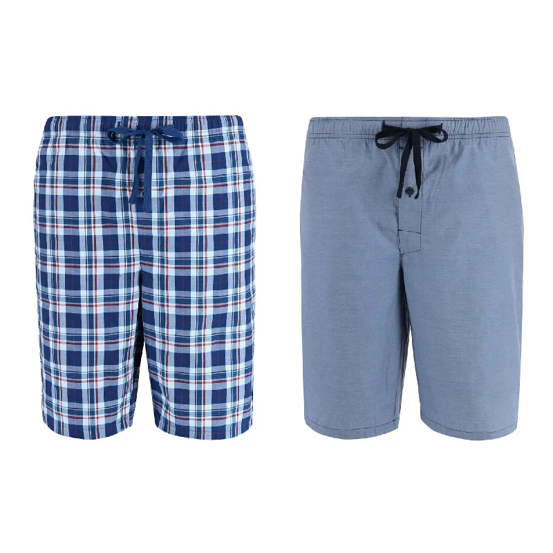 Weekend Specials to Savor Hanes Men's Woven Cotton Pajama Sleep Shorts (Pack of 2)