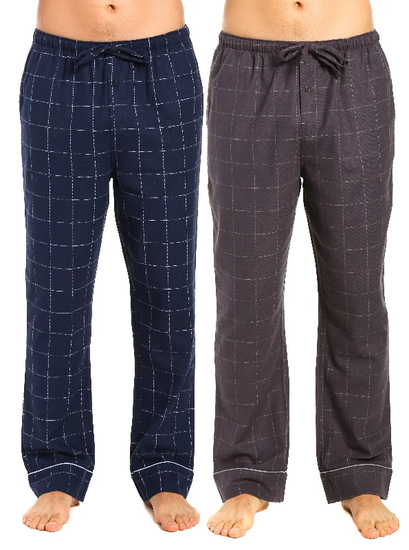2-Pack (Windowpane Checks Iron-Navy)