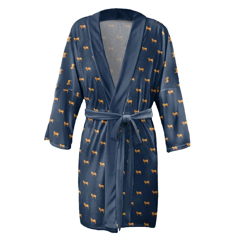 Weekend Wonders Await! Shiba Inu Robe