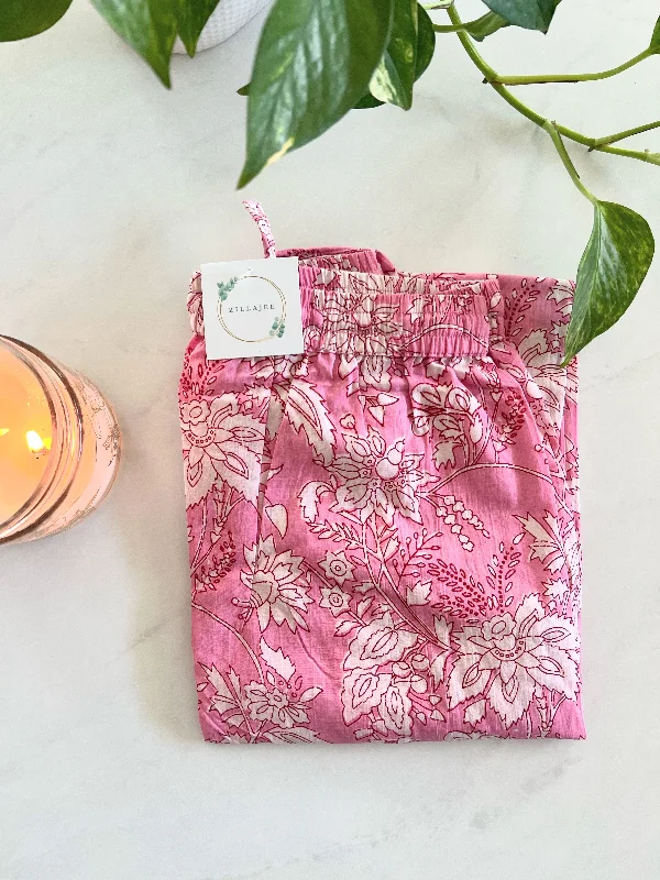 Today Only Cotton Pajama Pants Women - Floral Fantasy