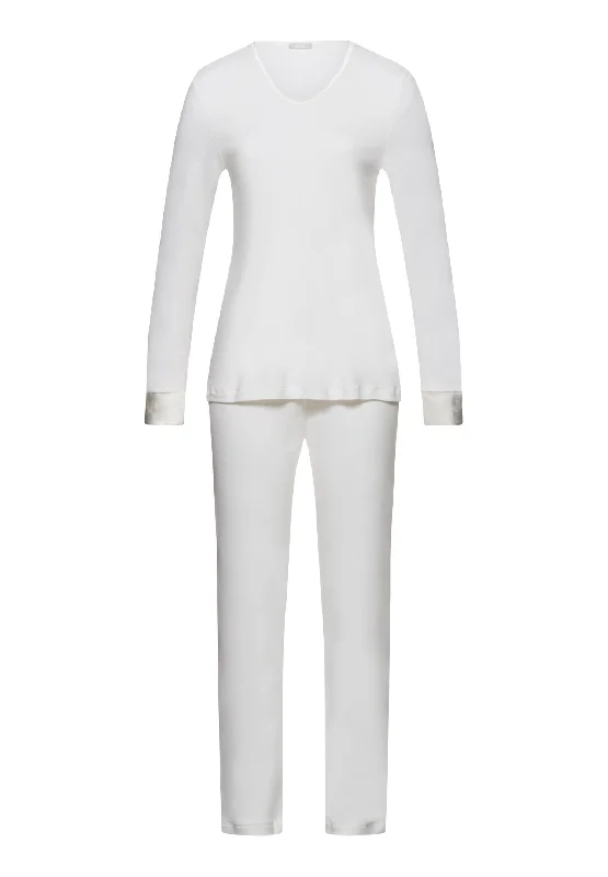 Deal Alert Virginia Long Sleeve Pajama Set | Off White 74876-102