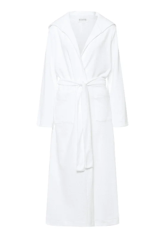 Weekend Shopping Bliss Robe Selection Plush Long Hooded Robe | White 77304-101