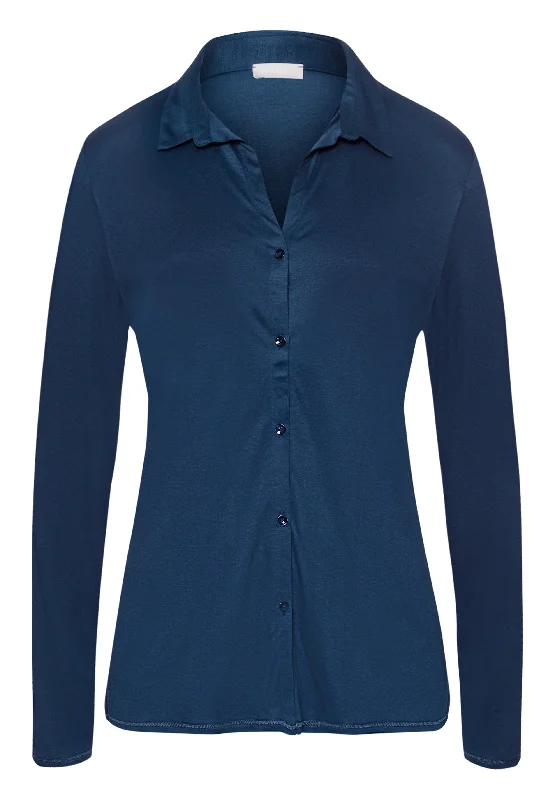 New Arrival Grand Central Silk Blend Shirt | Mystic Blue 77305-1652