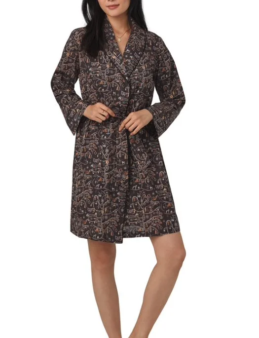 Limited Supply Bedhead Forever Heirloom Woven Tana Lawn® Robe Made with Liberty Fabrics Shawl Collar Robe