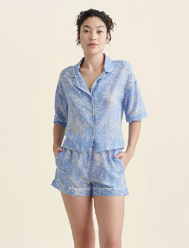 Value Deals Cheri Blossom Boxer PJ Set