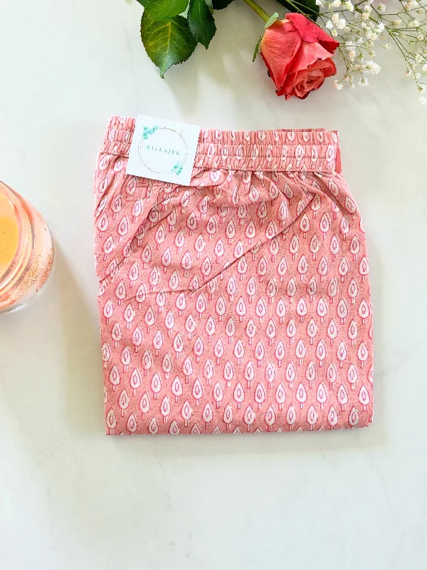 Super Savings Cotton Pajama Pants Women - Blush Forest