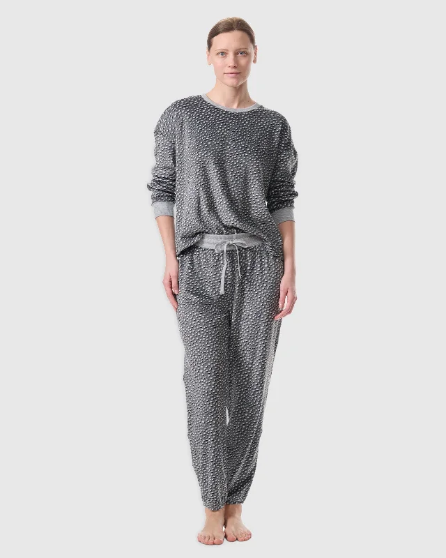 Weekend Offers That Tempt Cozy Long Sleeve PJ Set
