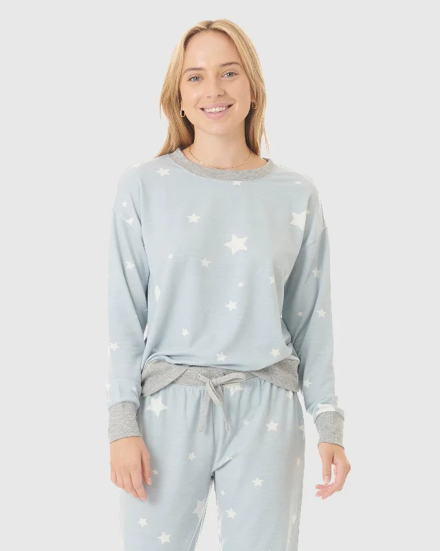 Shop and Save French Terry Long Sleeve PJ Set