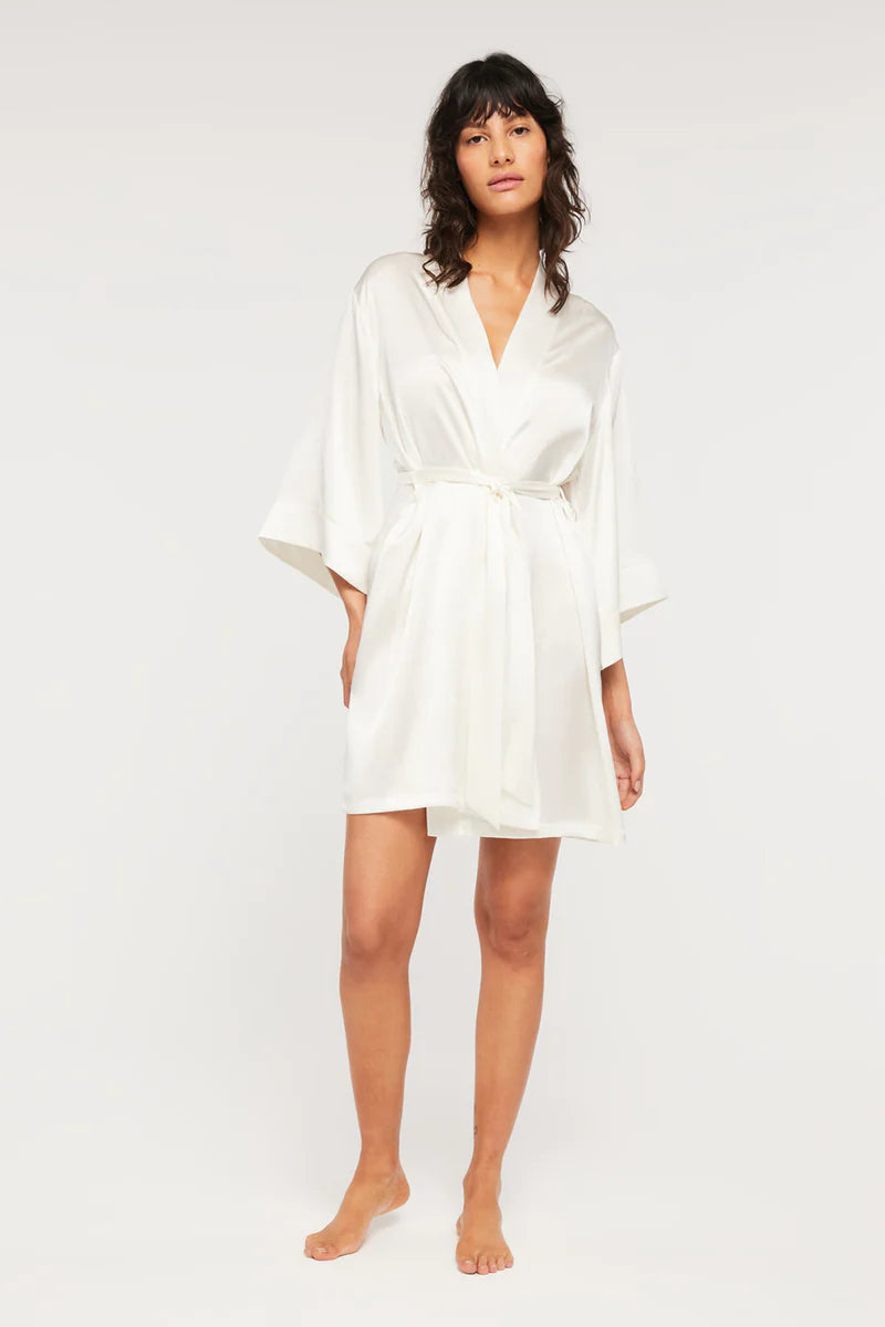Amazing Value GINIA~ Silk wrap robe