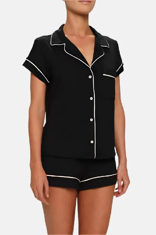 Savings Soar This Weekend Gisele Shortie PJ Set Black