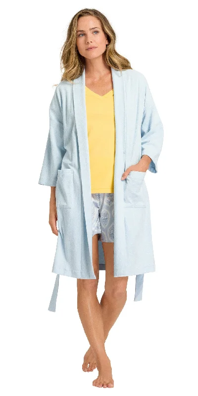Weekend-Only Price Drops Hanro Sleep and Lounge French Terry Short Robe