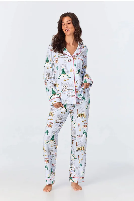 Epic Value Holiday in the City Long Sleeve Classic PJ Set