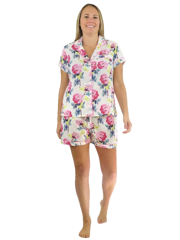 Clearance Sale La Cera Floral Boxer Pajama Set