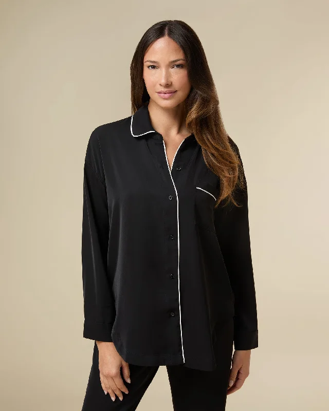 Weekend Shopping Made Better Long Sleeve Pajama Top