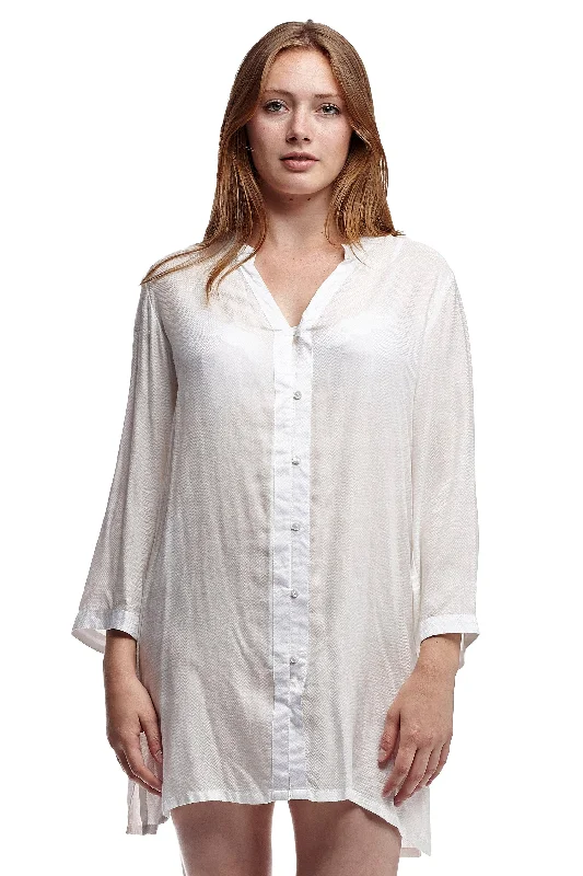 Bargain Alert Long Sleeve Rayon Nightshirt