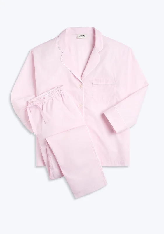 Year-End Clearance Marina Pajama Set in Pink End on End