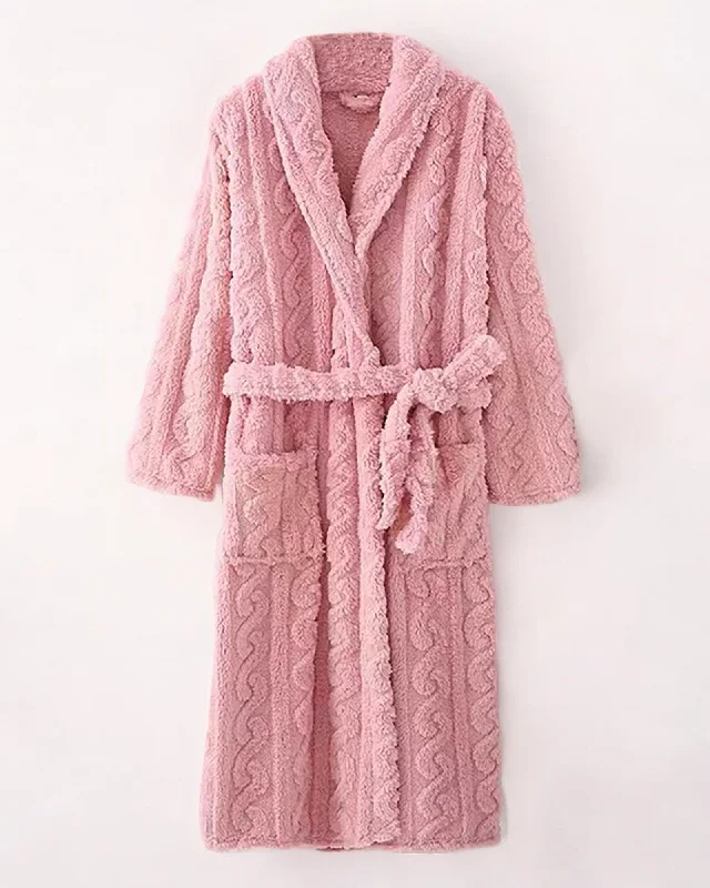 Weekend Deals to Brighten Your Day Millie Plush Robe Pink