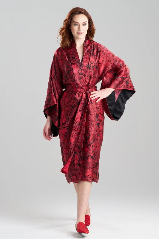 Reduced Price Ottoman Drop Sleeve Silk Robe