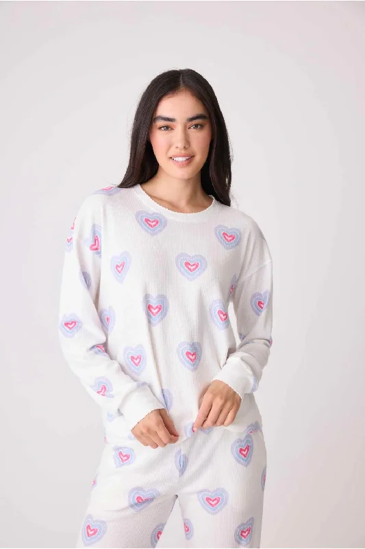 Big Savings Peace and Love Long PJ Set