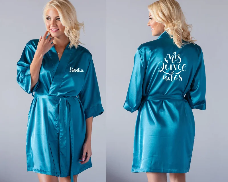 Weekend Savings Spectacular Quinceanera Satin Robes