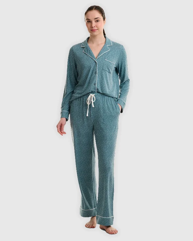 Make Your Weekend Count with Savings Pillow Soft Long Sleeve PJ Set