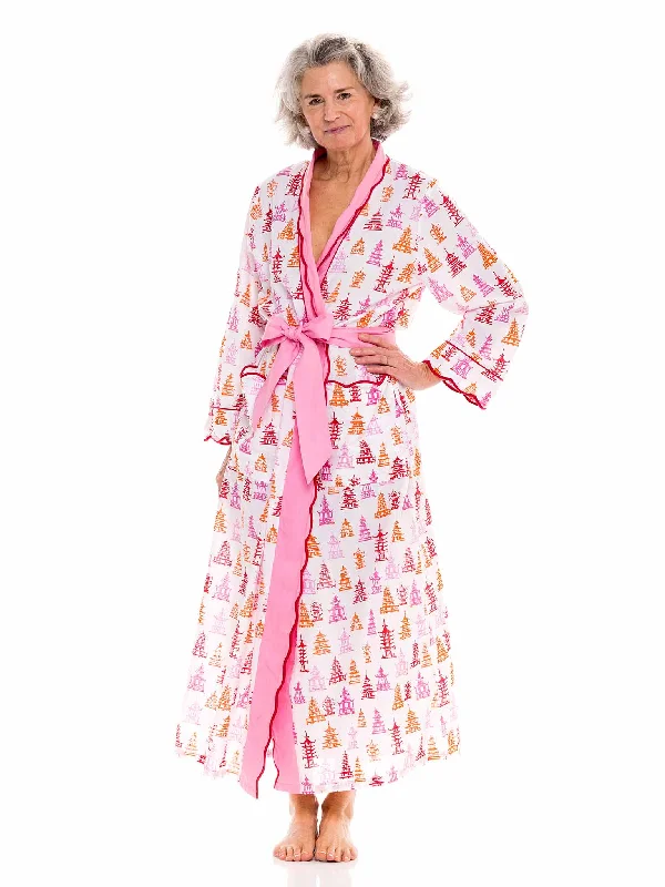 Weekend Bargains to Enjoy Pink Pagoda Classic Robe