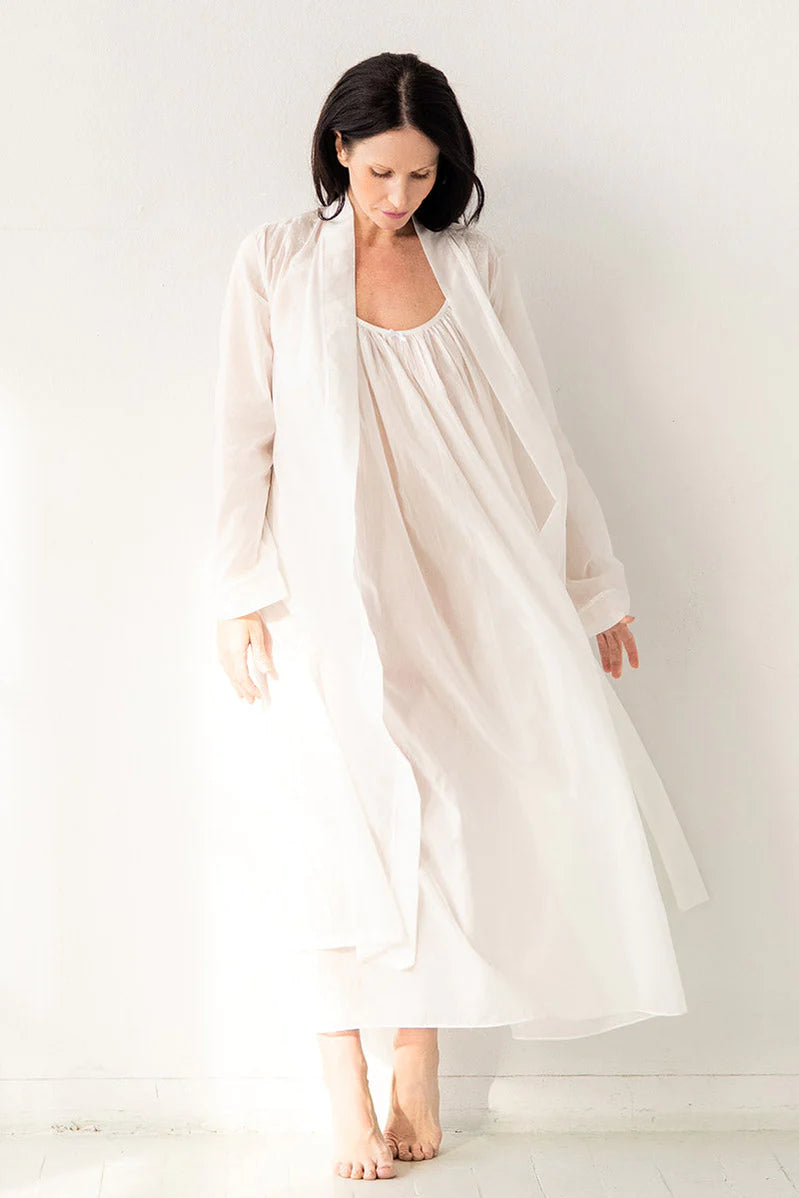 Weekend Shopping Made Better SALUA ~ Long robe Italian cotton/silk