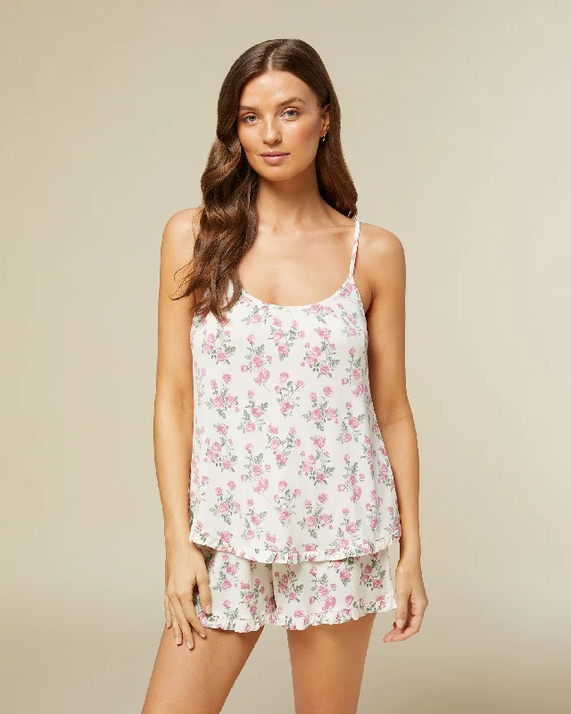 The Best Deal Scoop Ruffle Cami Top