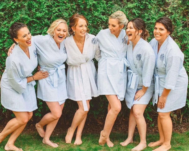 Weekend Deals That Please Seersucker Bridal Party Robes