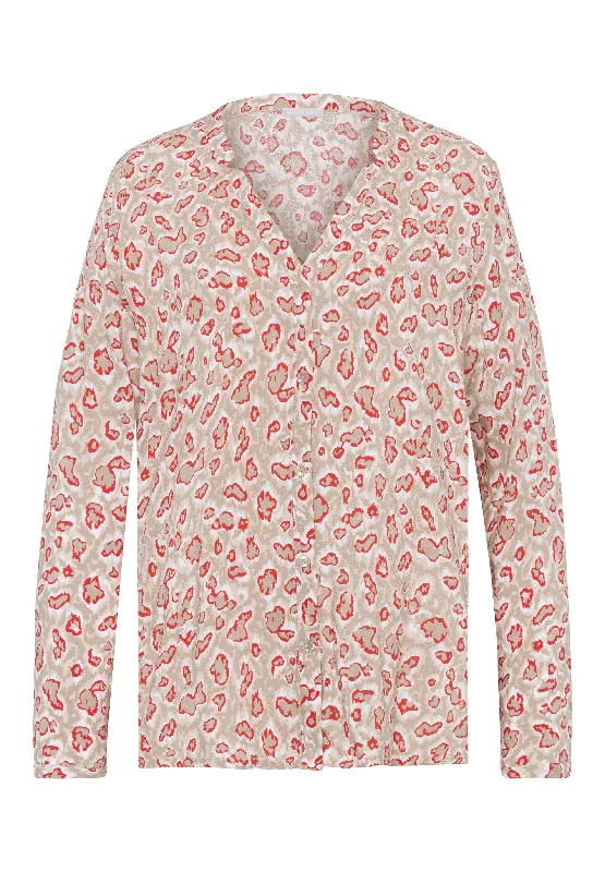 One-Day Only Sleep And Lounge Button Front Shirt | White 77611-2004
