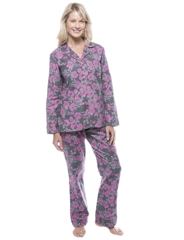 Floral Grey/Pink