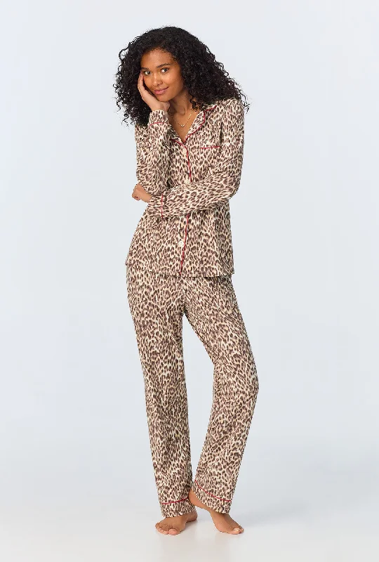 Clearance Sale Wild Thing Long Sleeve Classic Stretch Jersey PJ Set