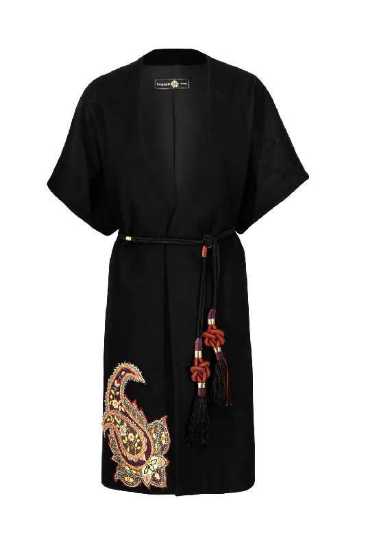 Weekend Specials to Love Zarin Wrap Coat - Paisley