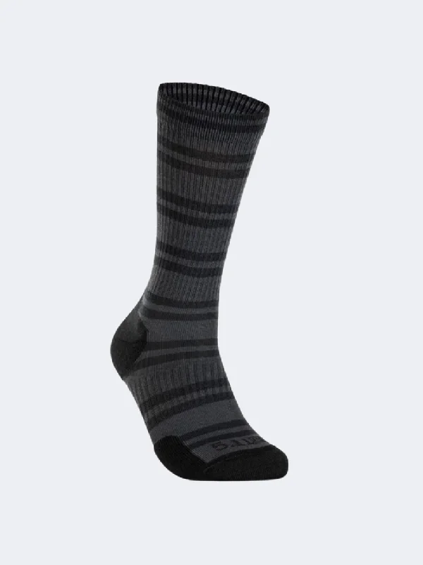 Savings Event 5-11 Brand Crew Stripe Men Tactical Sock Black