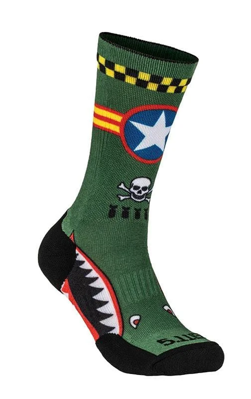 Hurry In 5-11 Brand Men Tactical 10041Ak-999 Sock And Awe Crew Airraid Green
