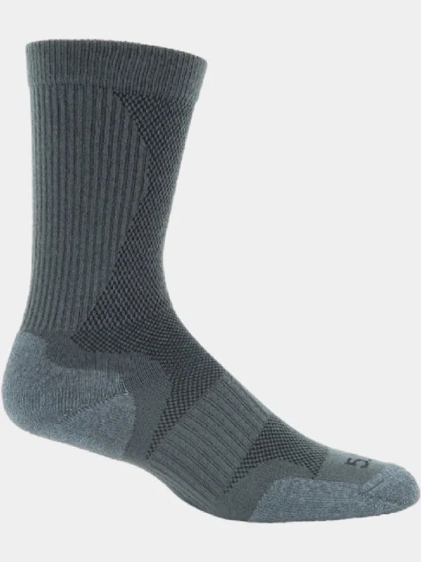 Weekend Bargains to Snag 5-11 Brand Men Tactical Sock 10033-032 Slip Stream Crew Gun Mtl Grey