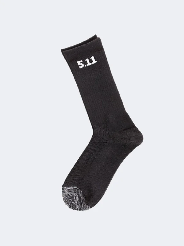 Extra Savings 5-11 Brand Unisex Tactical Sock 50078-019 5.11 3-Pack 6'' Black