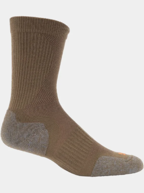 Weekend Offers That Thrill 5-11 Men's Tactical 10033-106 Slip Stream Crew Brown Socks