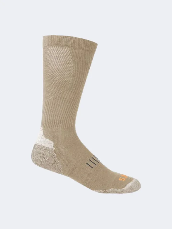 Weekend Offers That Dazzle 5-11 Year Round Men Tactical Sock Coyote