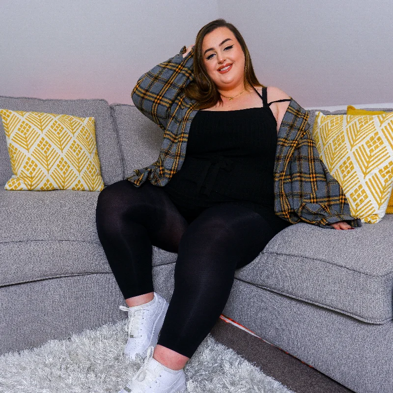 Weekend Deals That Please Footless Tights - Black