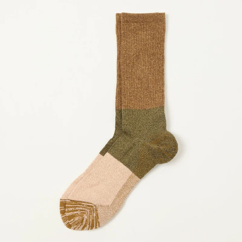 Great Bargain Anonymous Ism MOC Pile Crew Socks - Brown