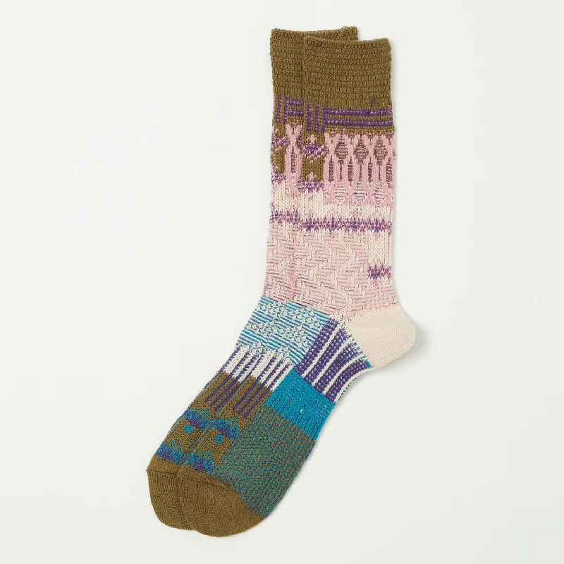 Reduced Rates Anonymous Ism Multi Links JQ Crew Socks - Khaki